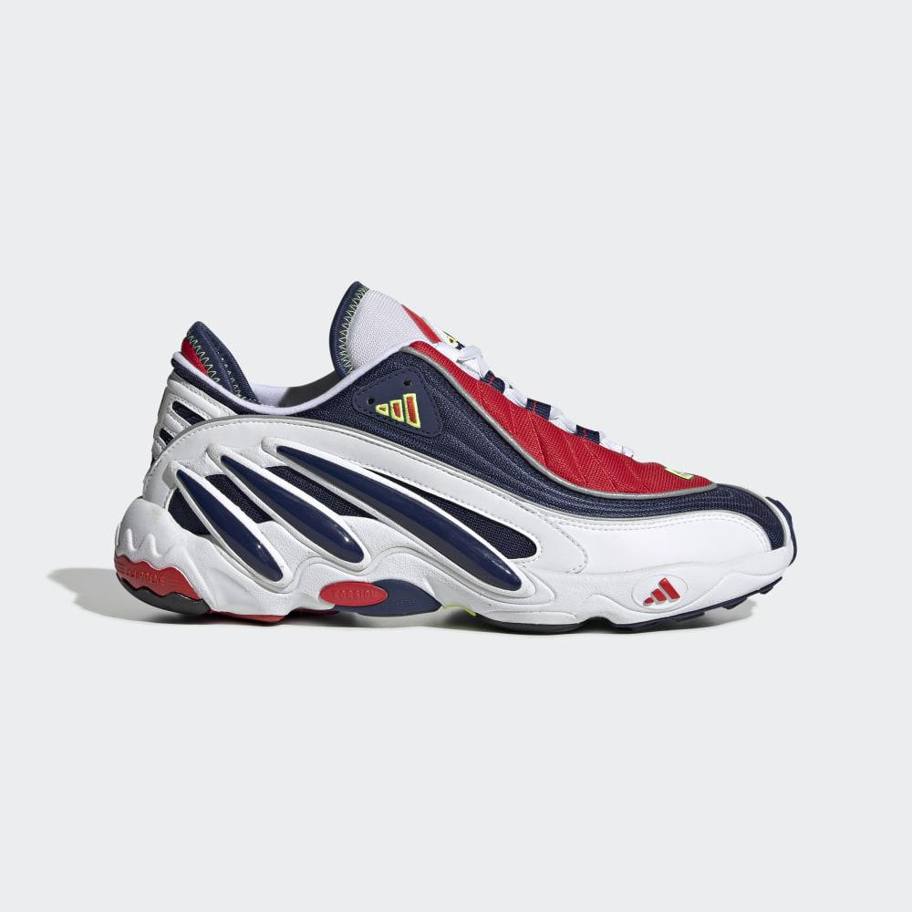 Originals Adidas FYW 98 Dama Romania - Albi/Albastri Inchis/Galbeni FV3910